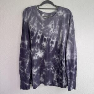 Glyder Sweatshirt Womens 2X Tie Dye Ombre Lounge Comfy Cozy Athleisure Tunic NEW